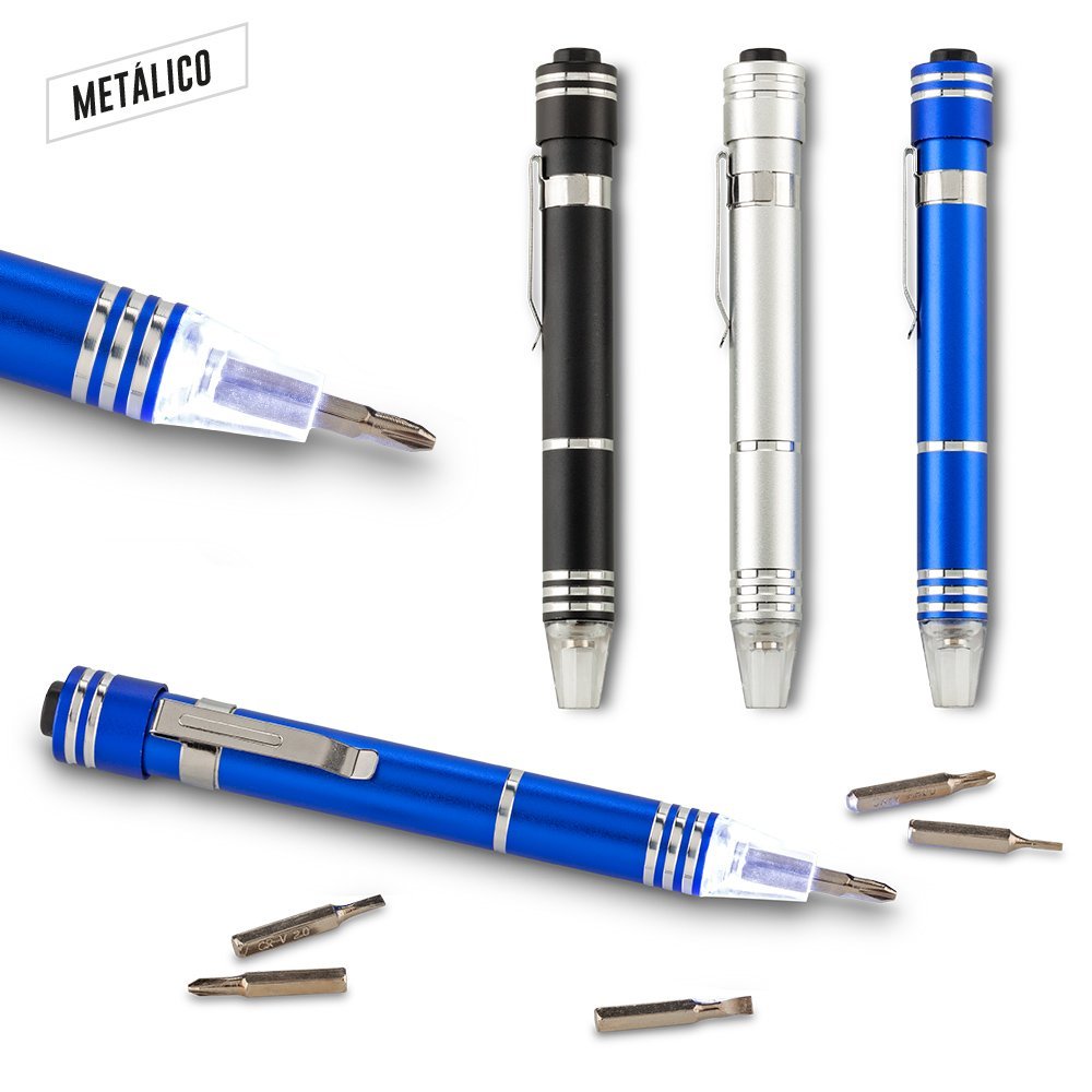 10251.jpg Set de Destornilladores Pen con Linterna LED - Imagen 1