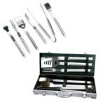 Set de bbq en aluminio 6 piezas