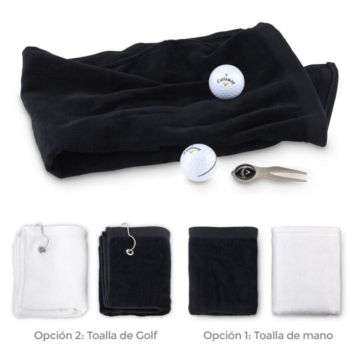 Toalla golf / toalla de mano tundida acabado fino - Imagen 1