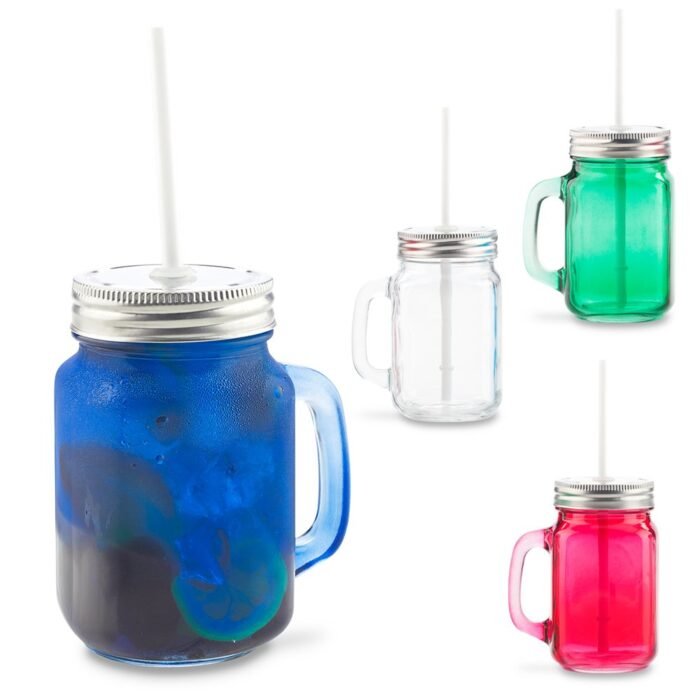 Jarra en vidrio kolors 15oz - Imagen 1