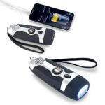 Linterna dinamo con radio