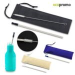 Pitillo reutilizable metalico