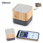 Speaker bluetooth bamboo lights