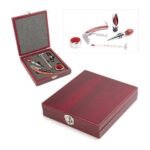 Caja de madera 5 accesorios