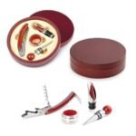 Caja circular de madera