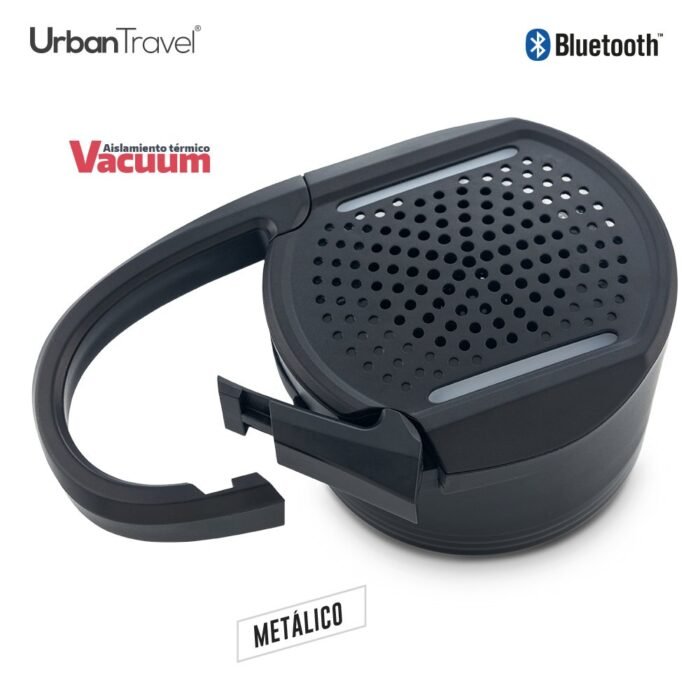 Botilito metalico con speaker urban travel 530ml - Imagen 3