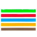 Regla flexy pvc 30cm - produccion nacional - Imagen 2