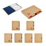 Cuaderno con bolígrafo