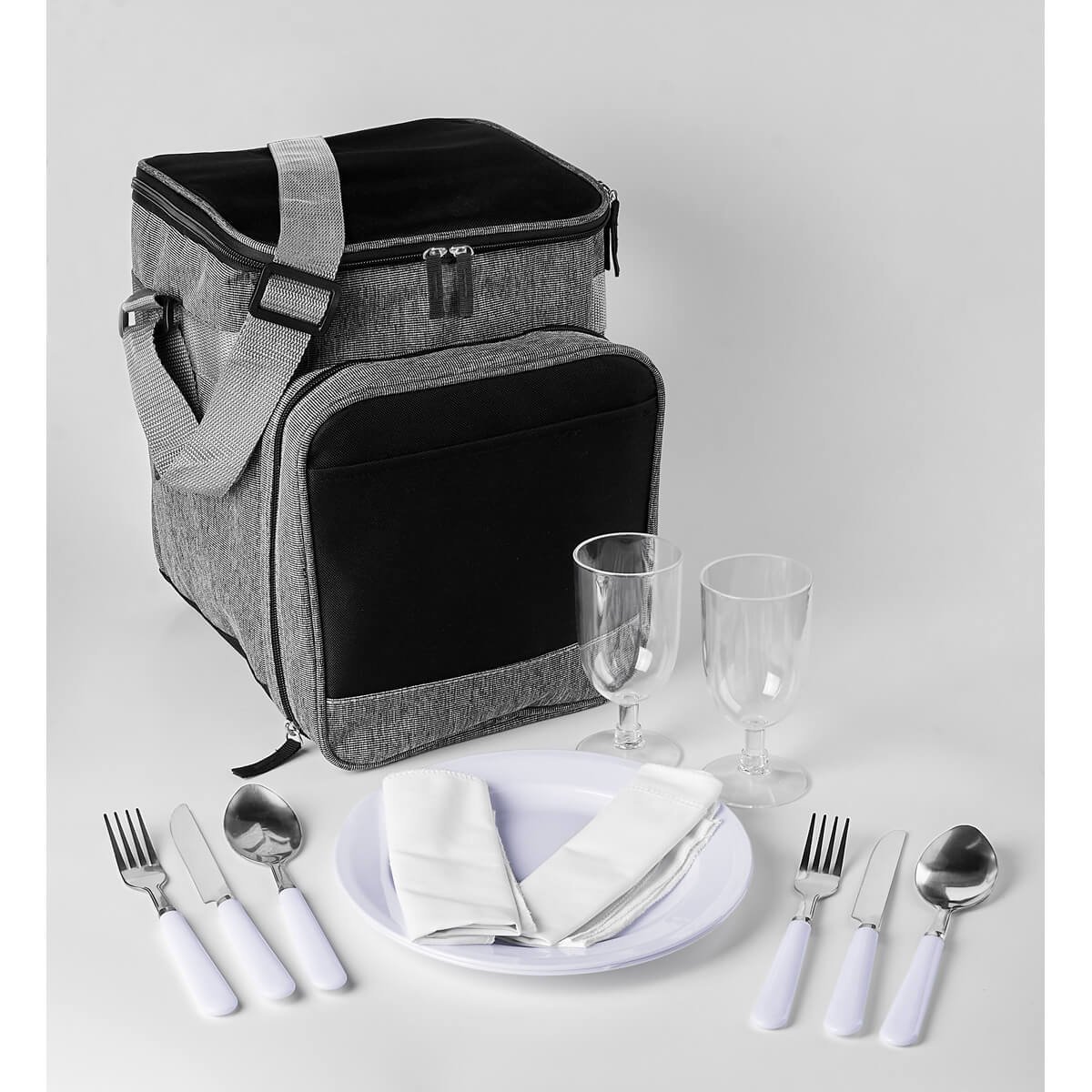 SIN-995-G_2.jpg HIELERA CON SET DE PICNIC COLMAR - Imagen 3