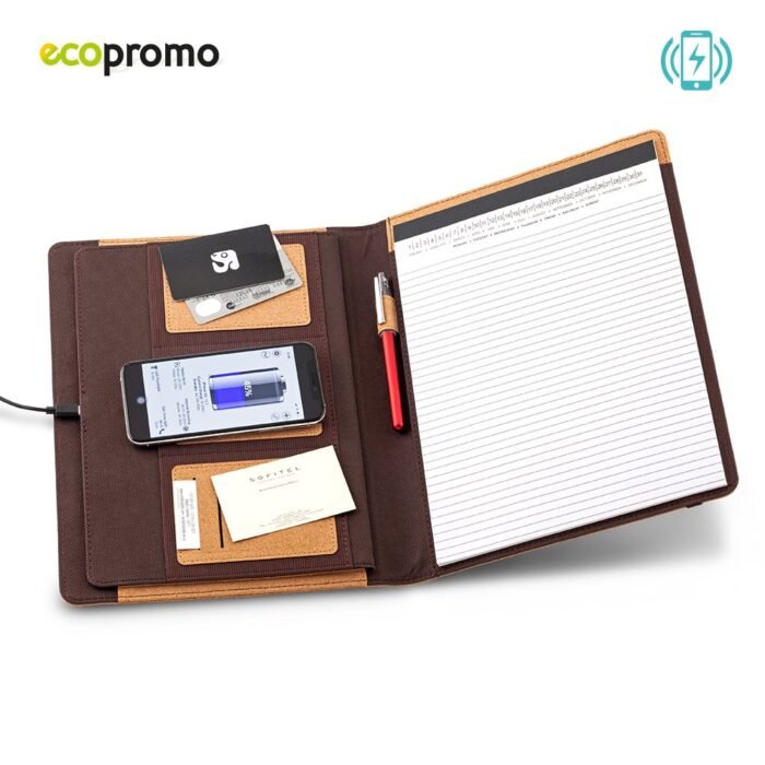 Carpeta Folder con Cargador Inalámbrico Cork - Imagen 2