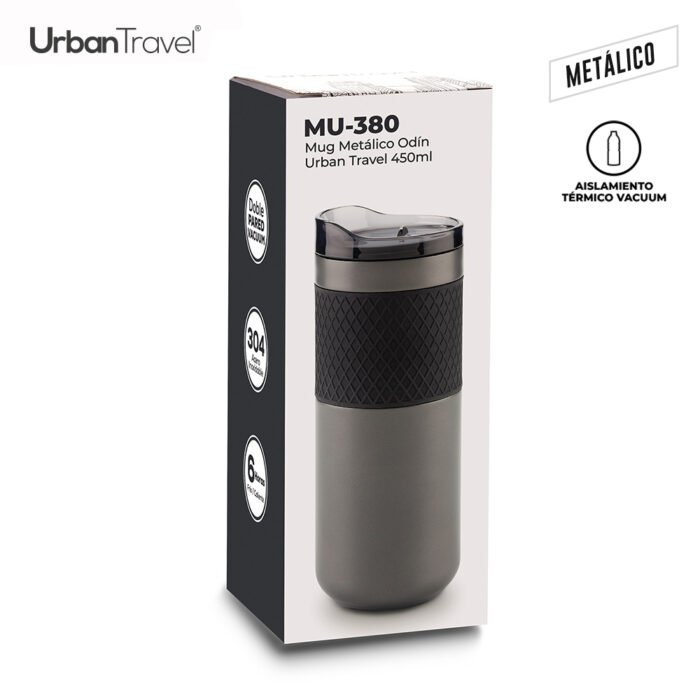 Mug Metálico Odín Urban Travel 450ml - Imagen 4