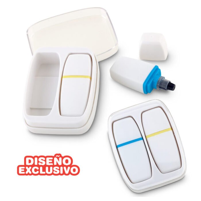 Estuche para 2 Resaltadores en Cera Adam - Imagen 1