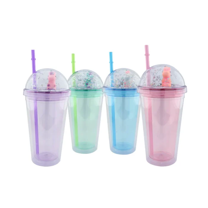 Vaso Gliter Unicornio - Imagen 1