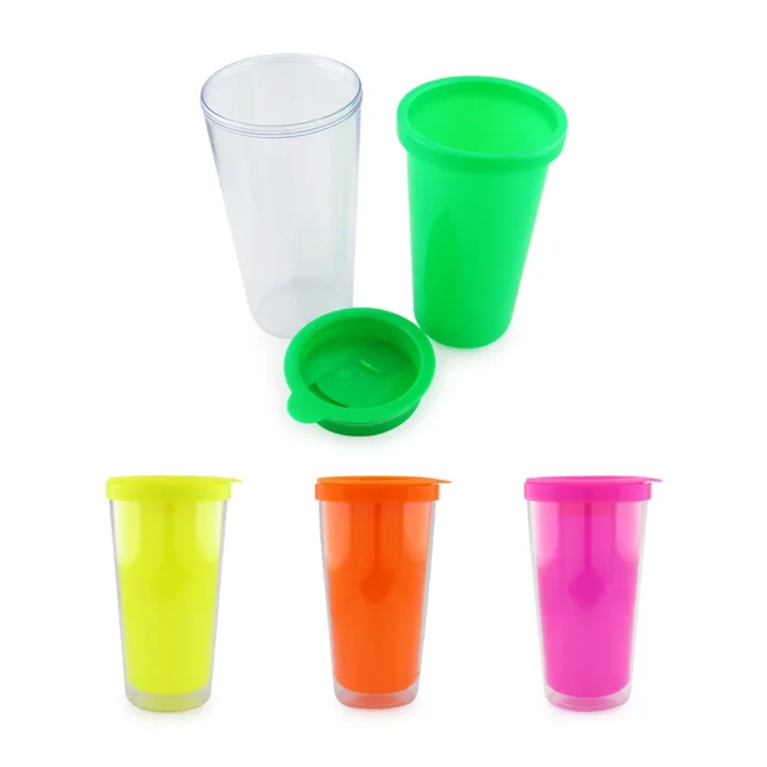 Vaso Viajero Etiqueta 2 Neón - Imagen 1