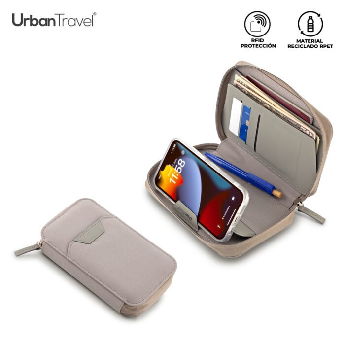 PORTADOCUMENTOS RPET URBAN TRAVEL NUEVO - Imagen 1