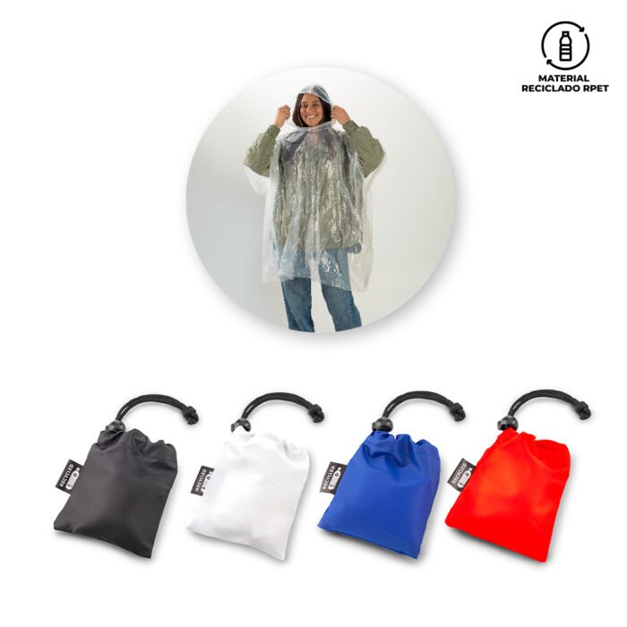 PONCHO EN BOLSA RPET NUEVO - Imagen 1