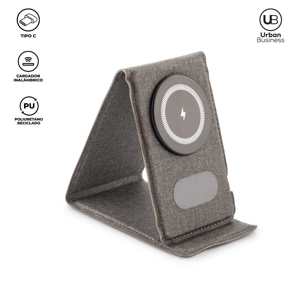 TE-587-2.jpg CARGADOR INALAMBRICO MAGNET ECO URBAN BUSINESS NUEVO - Imagen 2