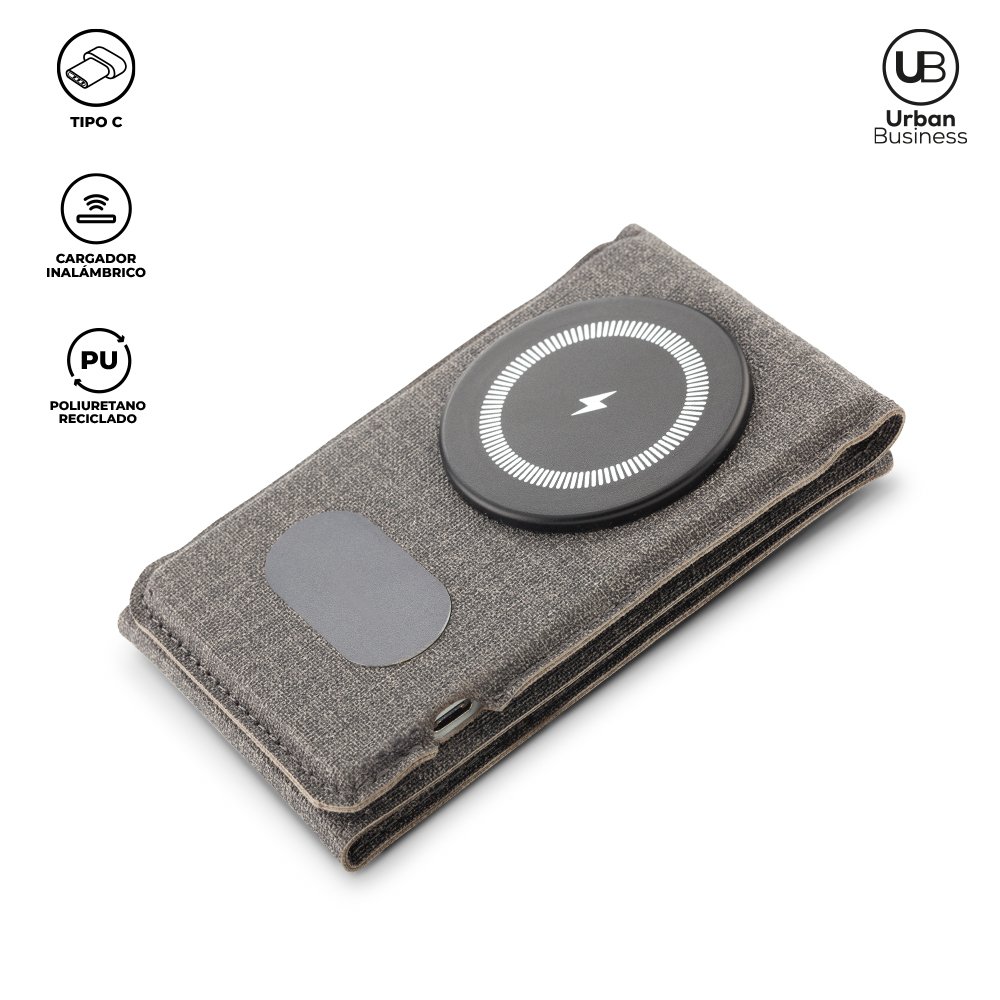 TE-587-3.jpg CARGADOR INALAMBRICO MAGNET ECO URBAN BUSINESS NUEVO - Imagen 3