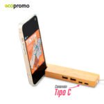 PUERTO USB RULER BAMBOO NUEVO - Imagen 2