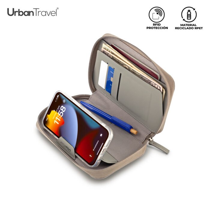 PORTADOCUMENTOS RPET URBAN TRAVEL NUEVO - Imagen 2