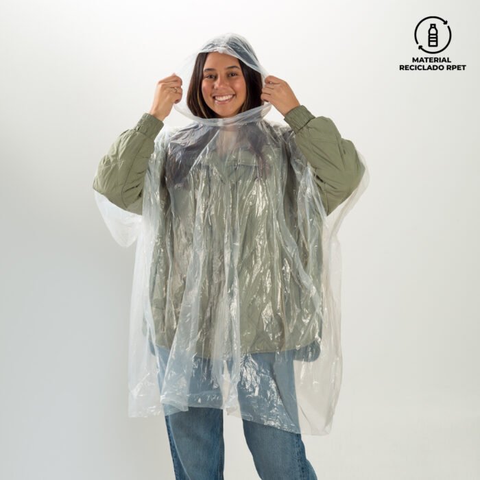 PONCHO EN BOLSA RPET NUEVO - Imagen 6