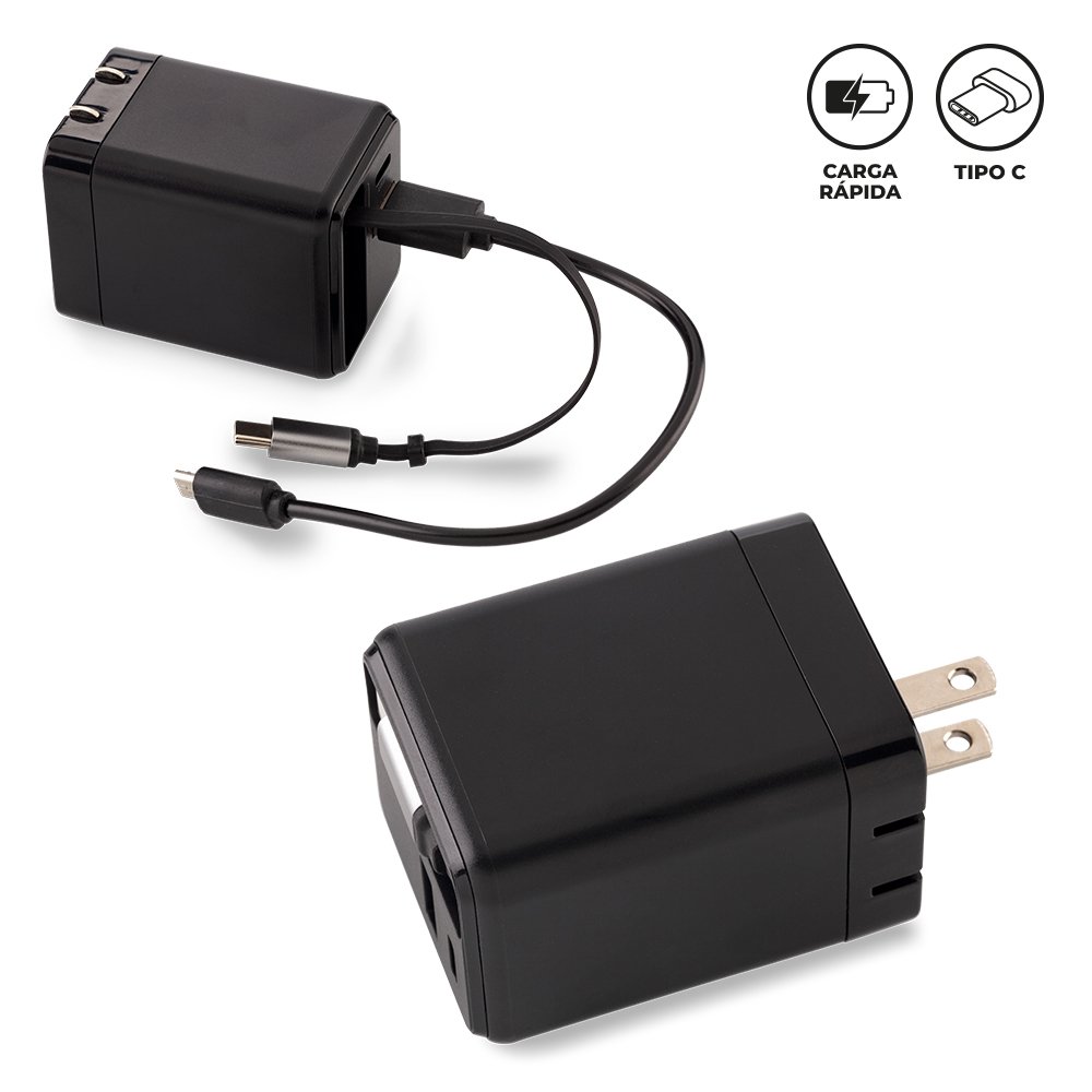 13225.jpg MULTICARGADOR CON PUERTOS FAST 35W - Imagen 1