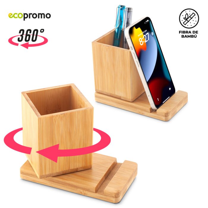 PORTABOLIGRAFOS EN BAMBOO 360 - Imagen 1