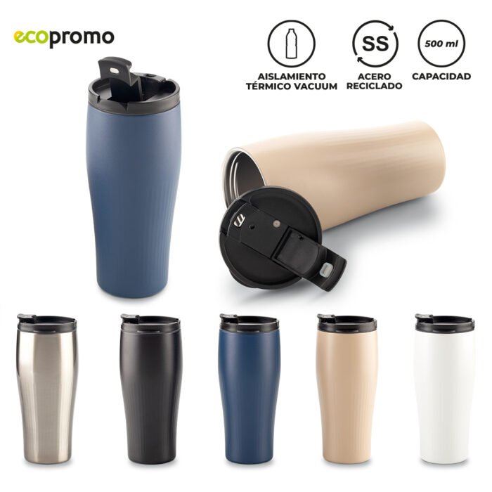 Mug Metálico Tasso 500ml - Imagen 1