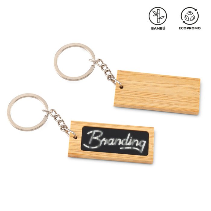 LLAVERO BAMBOO SQUARE - Imagen 1