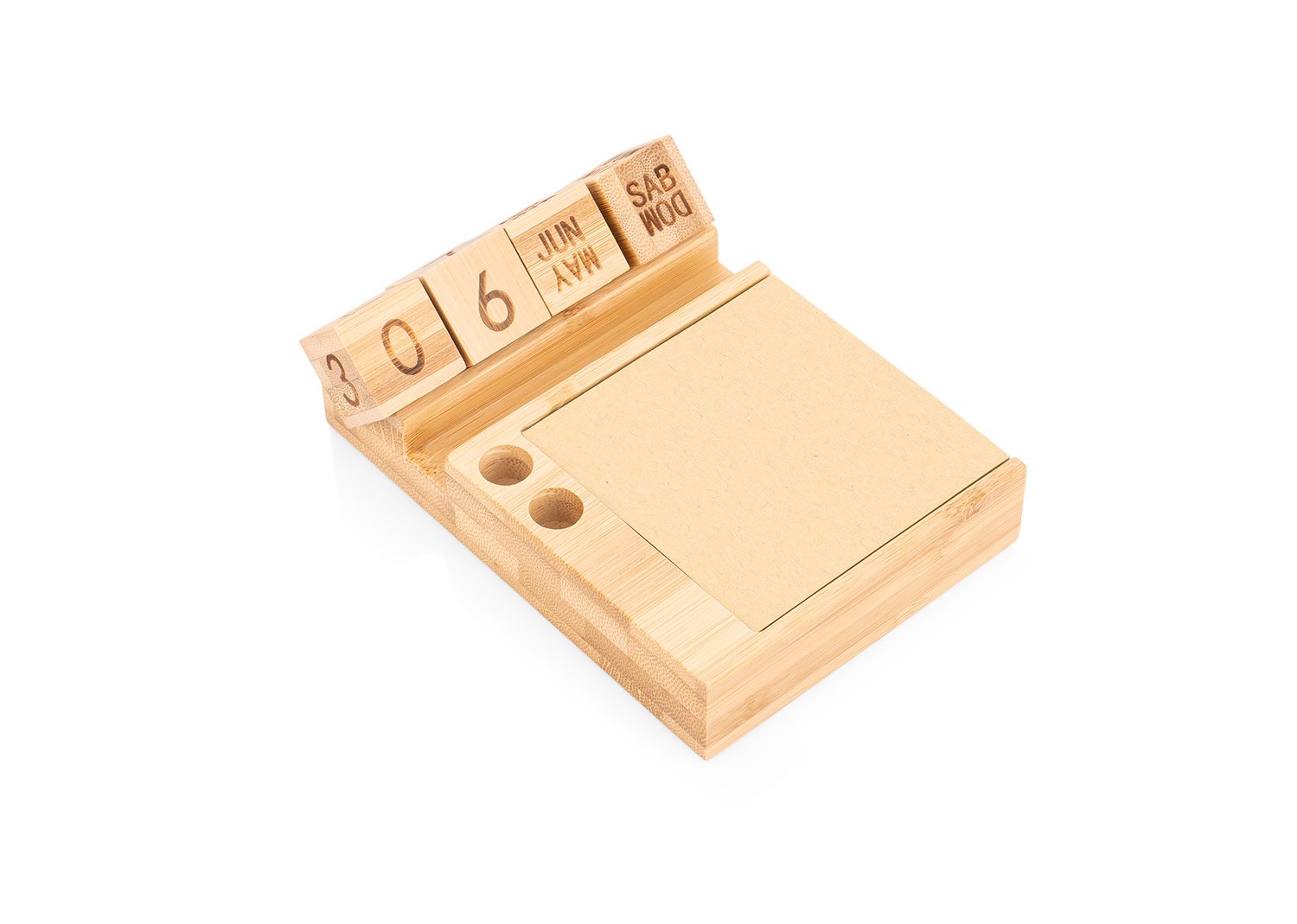 3038783 Memo Calendario Bambú - Imagen 1