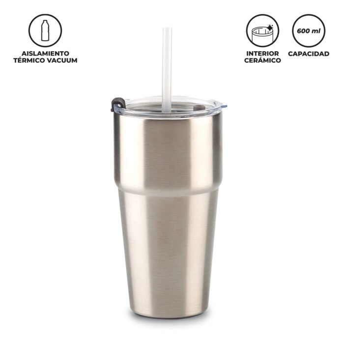 MUG METALICO LUMIX 600ml - Imagen 4