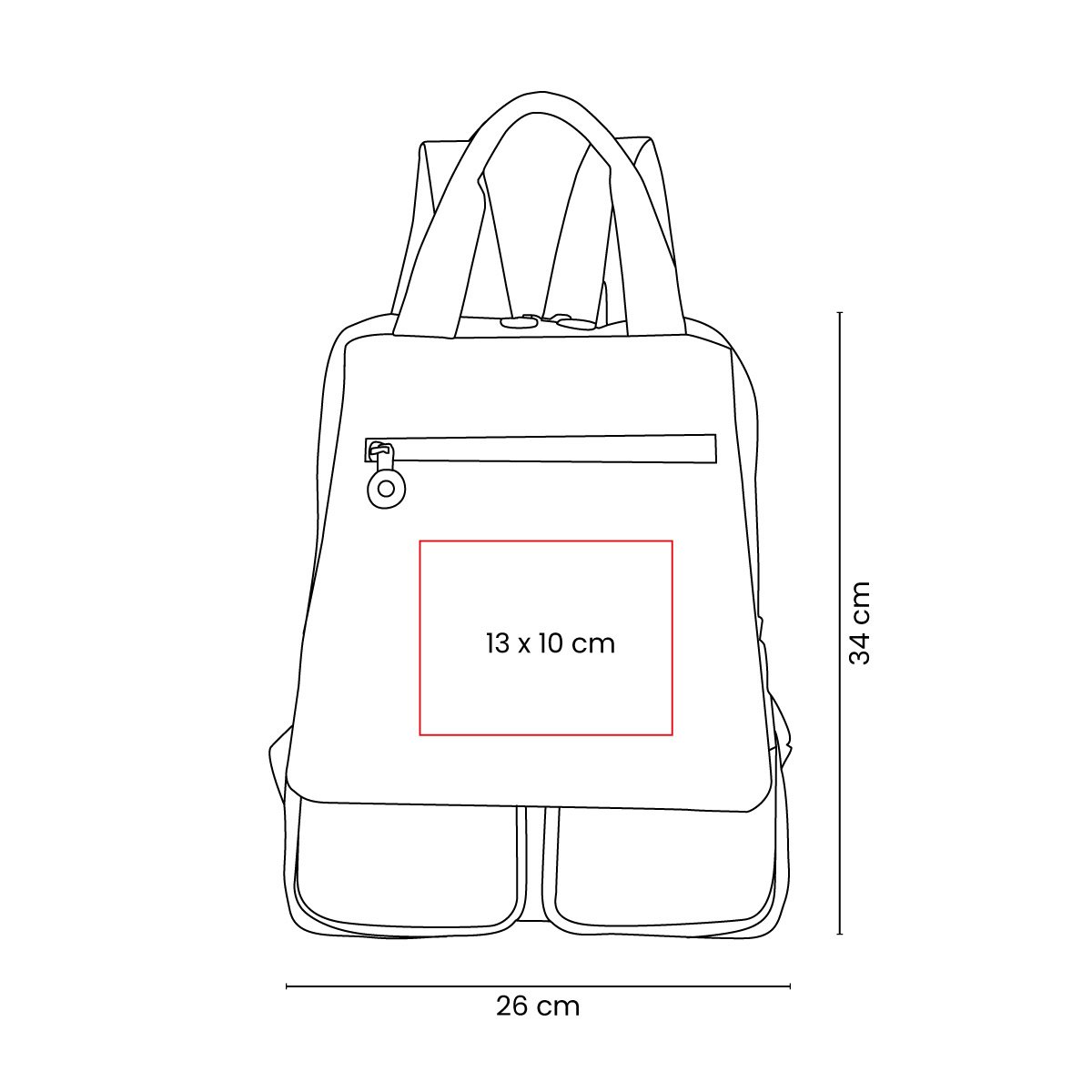 SIN-561 MOCHILA LEYDI - Imagen 2