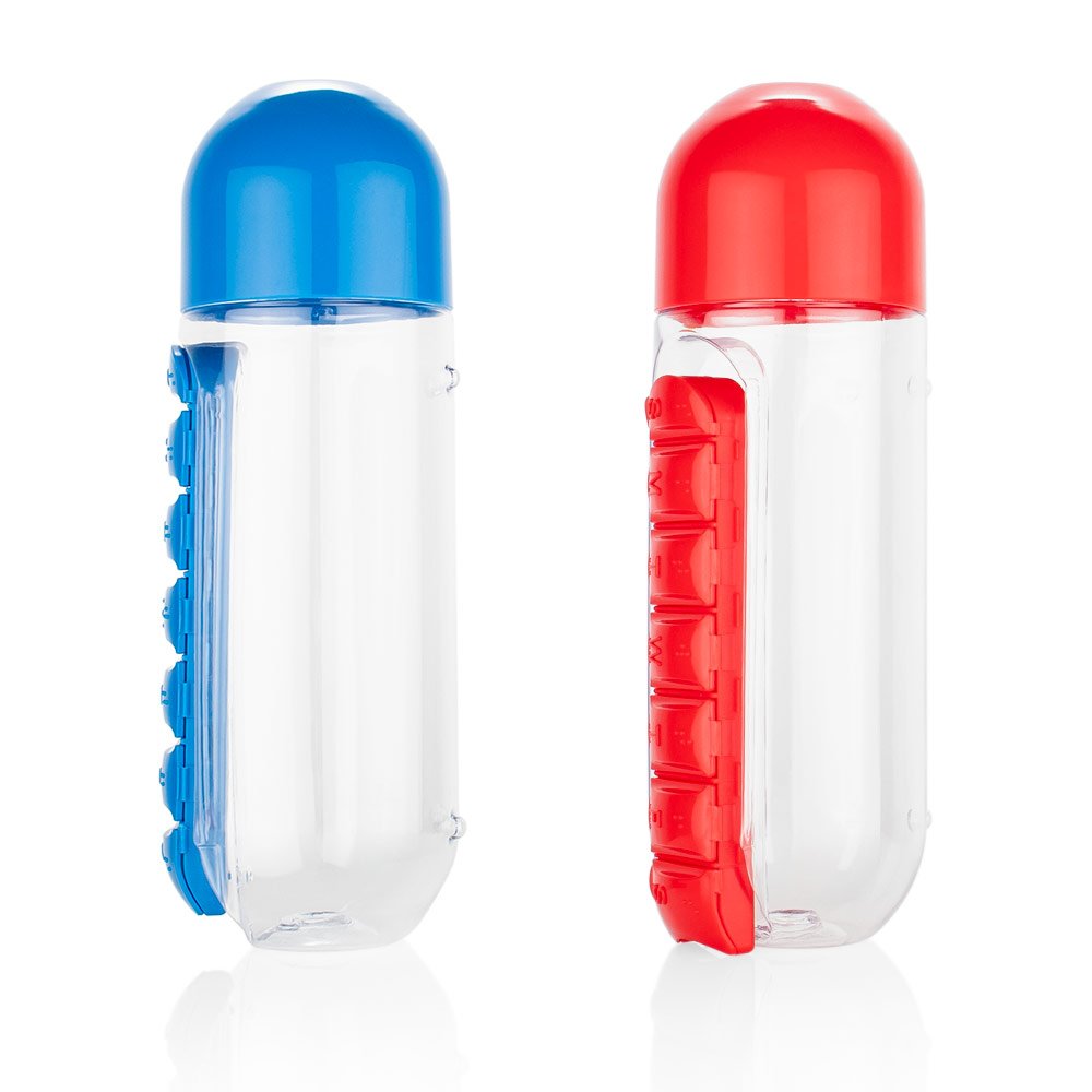 BE0416.jpg Botella con Pastillero Albus 750 ml / 25 Oz - Imagen 1