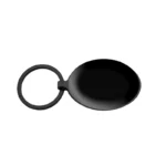 Llavero Cromo Ovalo Black - Imagen 2