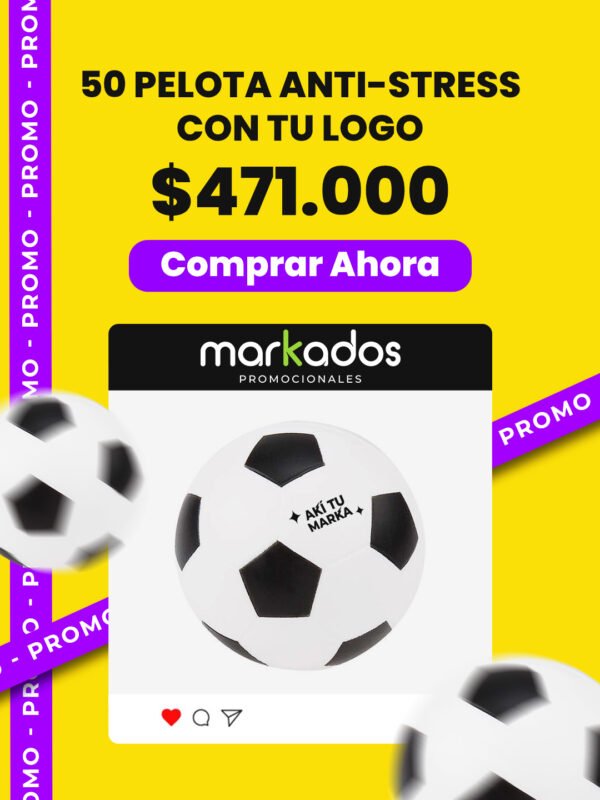 PELOTA ANTI-STRESS FÚTBOL