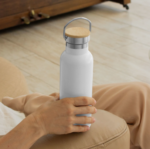 BOTELLA METÁLICA CON TAPA DE BAMBOO - Imagen 10