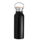BOTELLA METÁLICA CON TAPA DE BAMBOO - Imagen 8