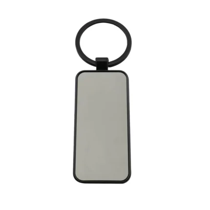 Llavero Cromo Rectangular Black