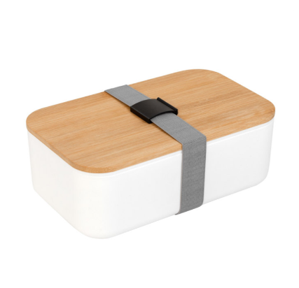Lonchera personalizada bamblunch LONCHERA CON TAPA DE BAMBOO - Imagen 1