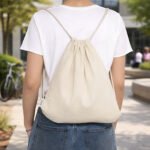 Bolsa mochila de algodón "CHILL" - Imagen 2
