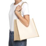 Bolsa de algodón y yute "YARI" - Imagen 2