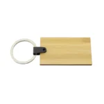 Llavero Bambú Basico Rectangular - Imagen 2