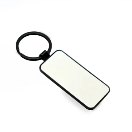 LLAVERO SUBLIMACION RECTANGULAR BLACK
