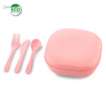 PORTACOMIDAS CON CUBIERTOS ECO NATURE - Imagen 2