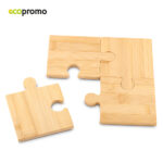 SET PORTAVASOS BAMBOO PUZZLE