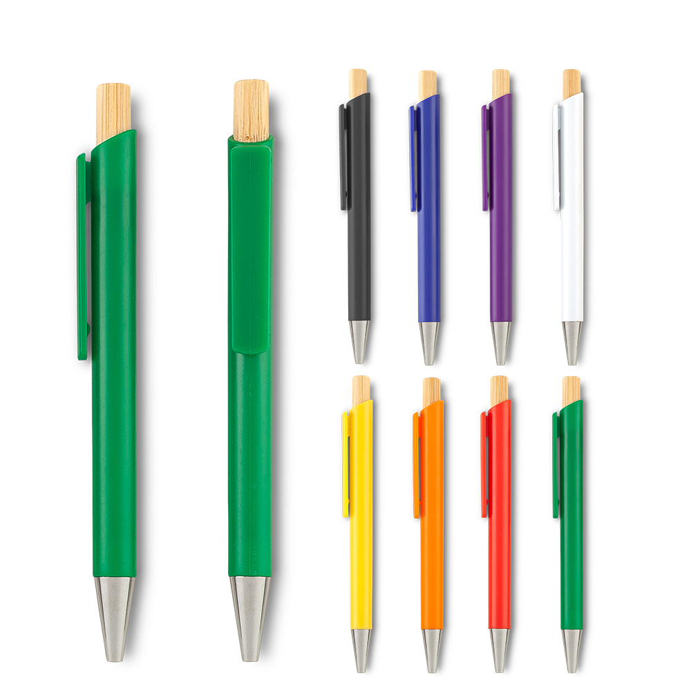 Boligrafo-Crisop-Promocionales-Amarillo-Azul-Blanco-Morado-Naranja-Negro-Rojo-Verde BOLÍGRAFO CRISP - Imagen 1
