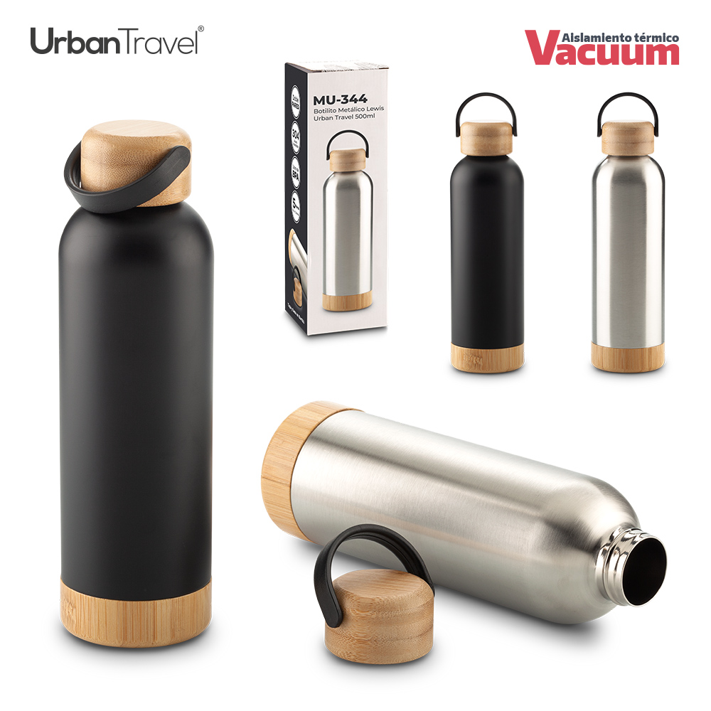 botilito-metalico-lewis-urban-travel-500ml-promocionales BOTILITO METALICO LEWIS URBAN TRAVEL 500ML - Imagen 1