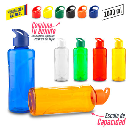 BOTILITRO PLASTICO 1000ML - 1 LITRO