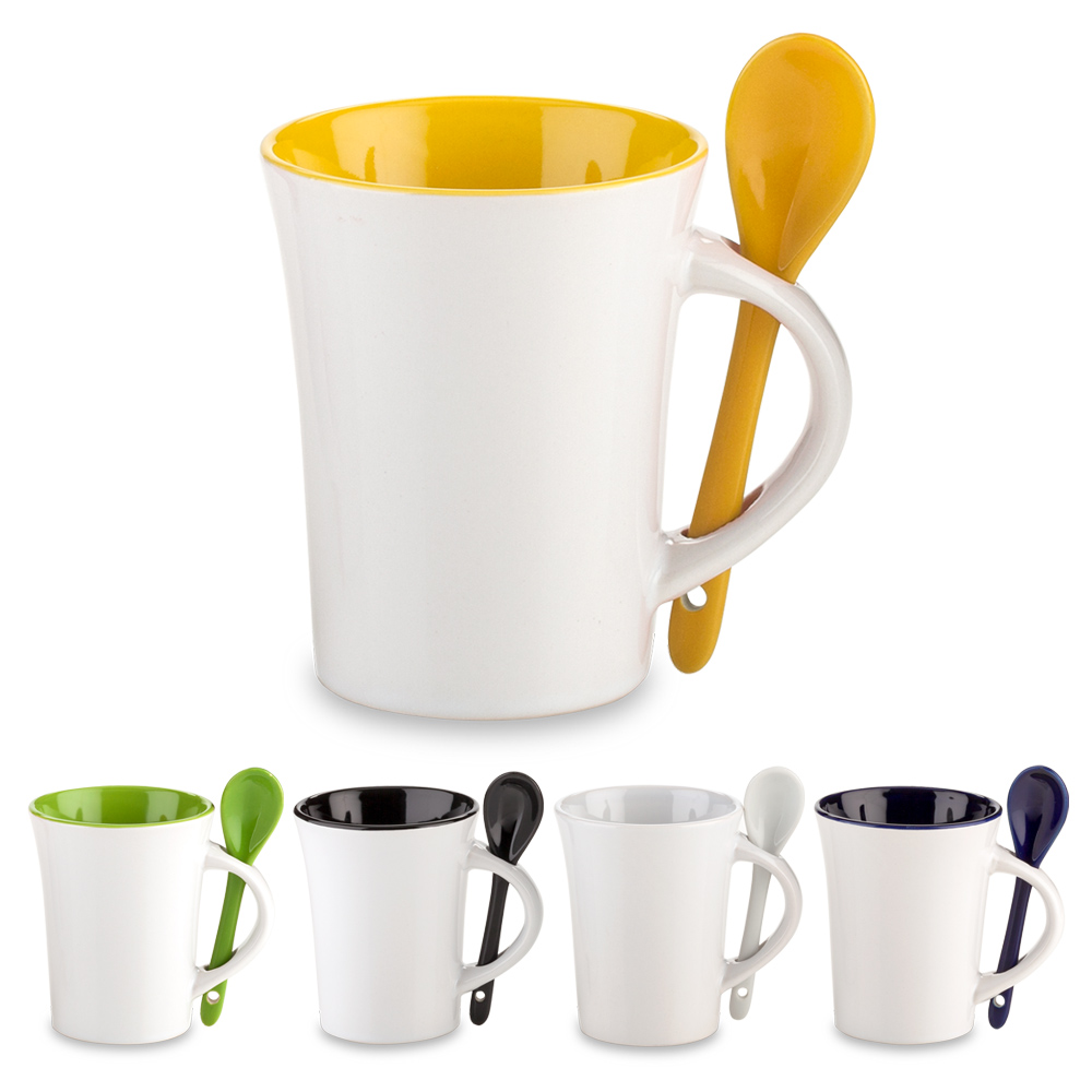 mug-ceramica-con-cuchara-trump-10oz-promocionales MUG CERAMICA CON CUCHARA TRUMP 10OZ - Imagen 1