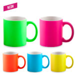 MUG CERAMICA NEON 11OZ